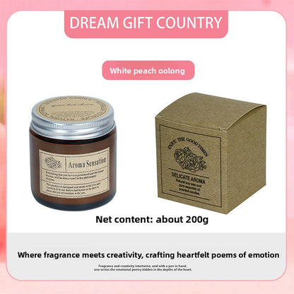Brown Glass Aromatherapy Candles