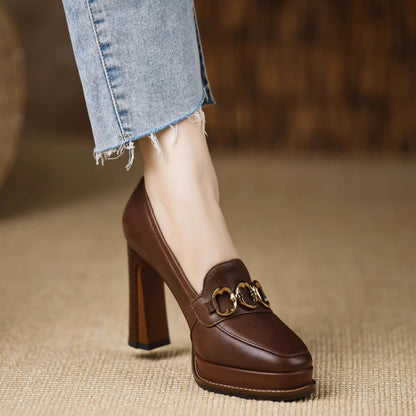 Brown High Heels