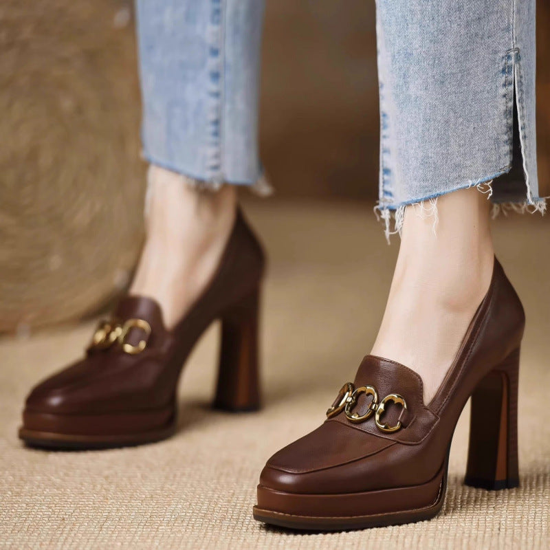 Brown High Heels