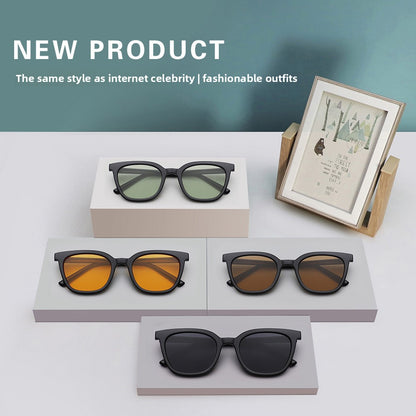 Brown-tinted sunglasses, UV protection for women