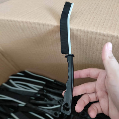 Brush for dead corners, crevices and seams