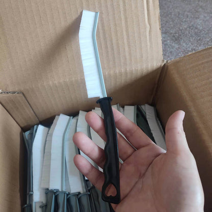 Brush for dead corners, crevices and seams