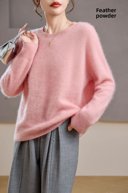 Brushed Cashmere Wool Sweater