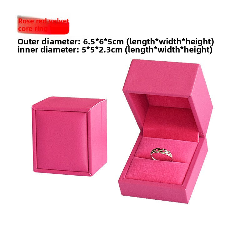 Brushed Jewelry Box, Ring Earring Box, Necklace Box, Bracelet Bracelet Box, Jewelry Packaging Box