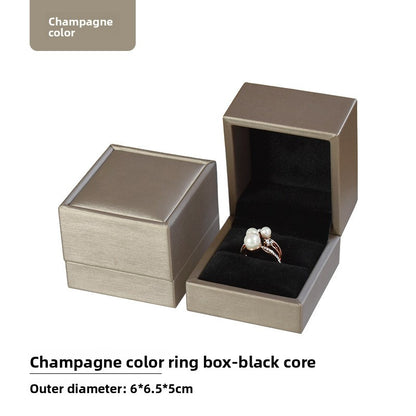 Brushed Jewelry Box, Ring Earring Box, Necklace Box, Bracelet Bracelet Box, Jewelry Packaging Box