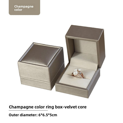 Brushed Jewelry Box, Ring Earring Box, Necklace Box, Bracelet Bracelet Box, Jewelry Packaging Box