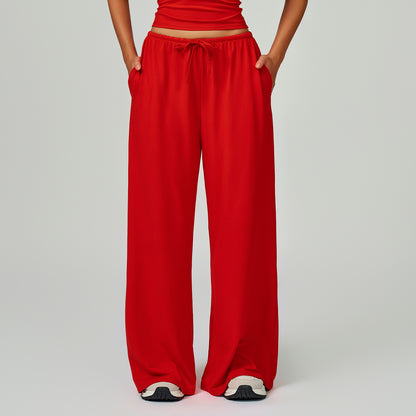 Brushed long pants