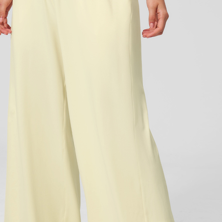 Brushed long pants