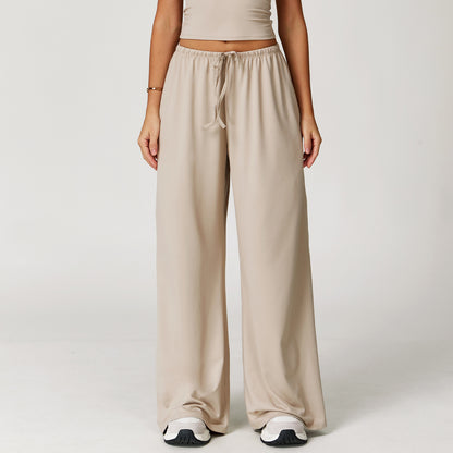 Brushed long pants