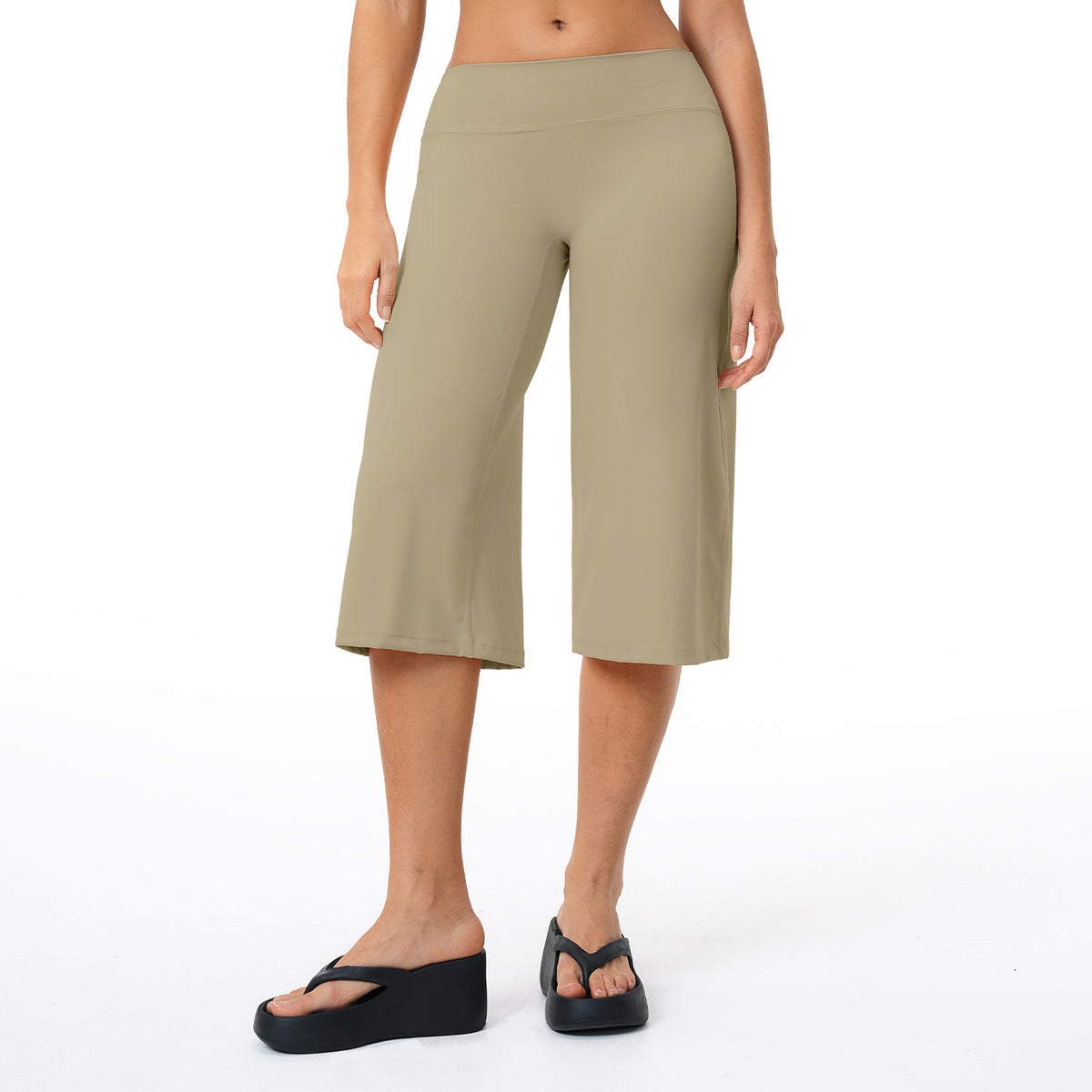 Brushed Yoga Shorts High Waist Quick Dry Loose Fit