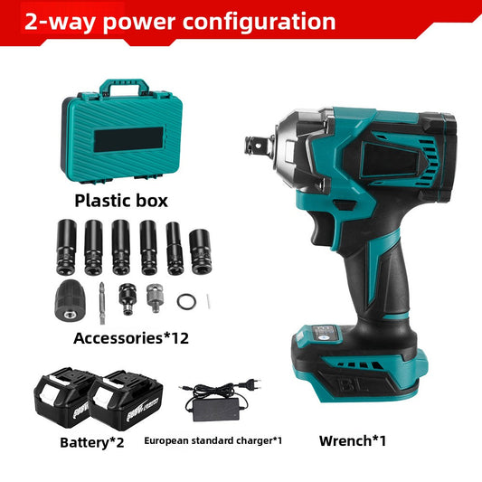 Brushless Electric Impact Wrench High Torque Cordless Tool