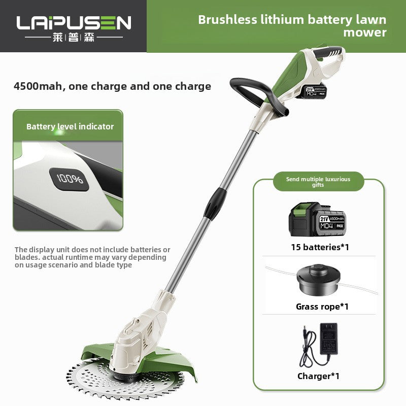 Brushless Handheld Lawn Mower with Lithium Battery