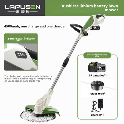 Brushless Handheld Lawn Mower with Lithium Battery