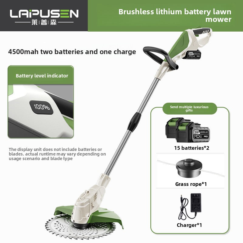Brushless Handheld Lawn Mower with Lithium Battery