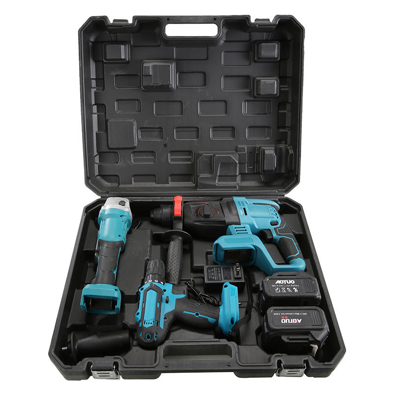 Brushless Lithium Power Tool Set with Multiple Attachments