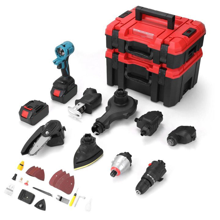 Brushless Oscillating Multi Tool Set with Lithium Battery