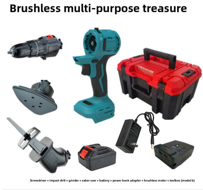 Brushless Oscillating Multi Tool Set with Lithium Battery