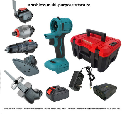 Brushless Oscillating Multi Tool Set with Lithium Battery
