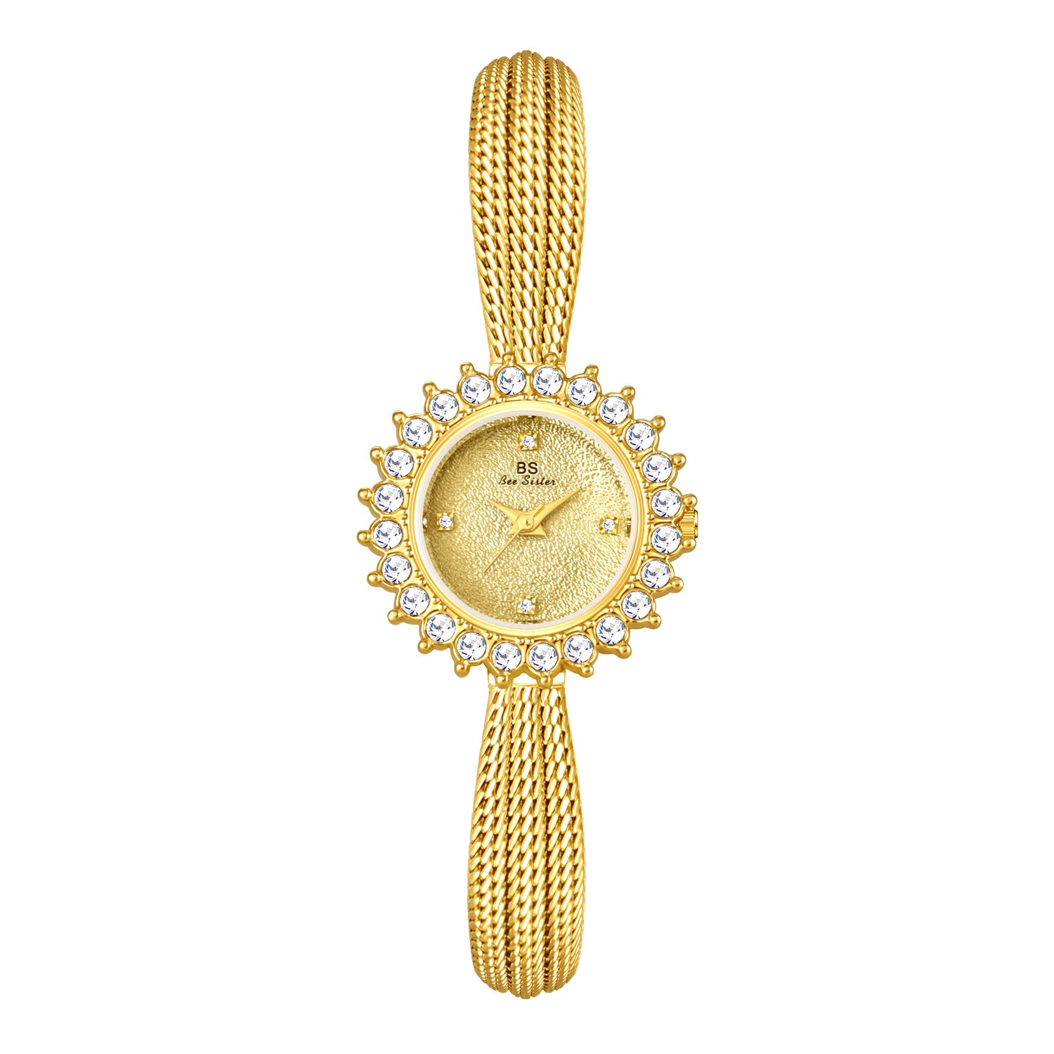 BS new hot watch factory direct middle ancient Du Sang flower diamond temperament wheat ear light luxury female FA1833