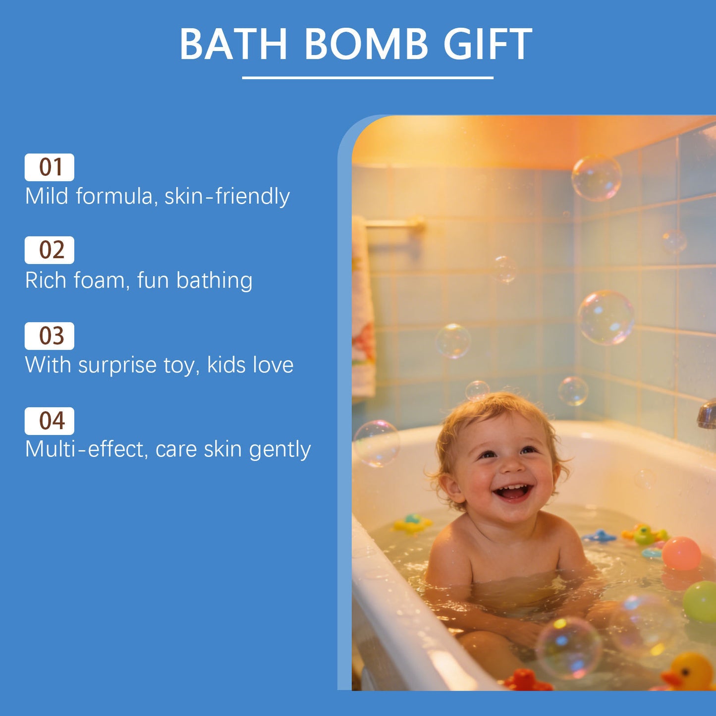 Bubble Bath Balls Children's Bath Balls Boxed Set