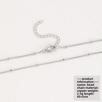 Bubble Letter Pendant Necklace