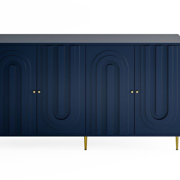 Buffet server cabinet storage locker