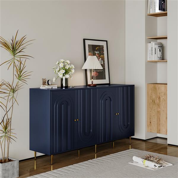 Buffet server cabinet storage locker
