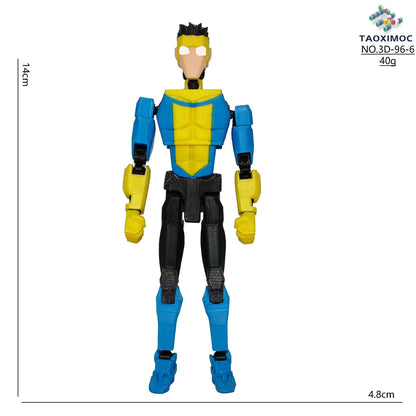 Buildable figurine model