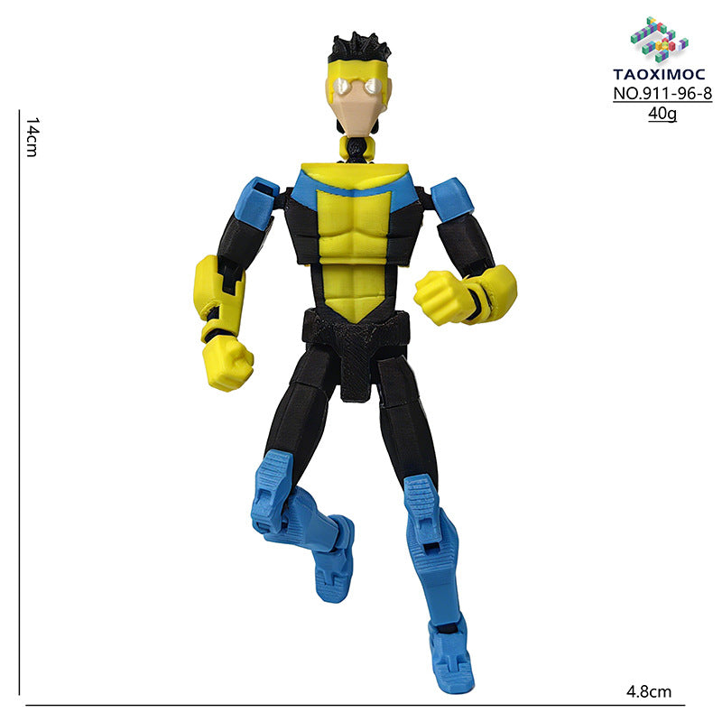 Buildable figurine model