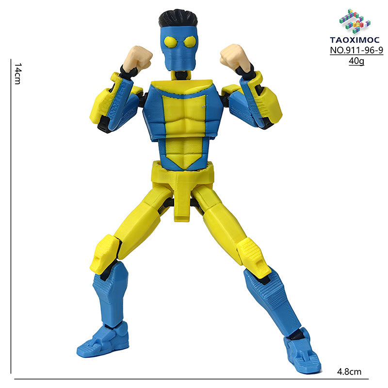 Buildable figurine model