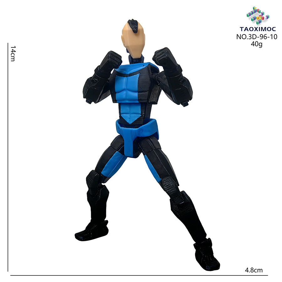 Buildable figurine model