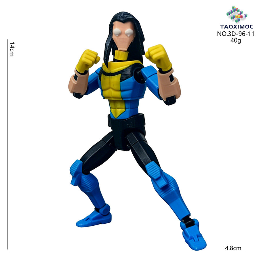 Buildable figurine model