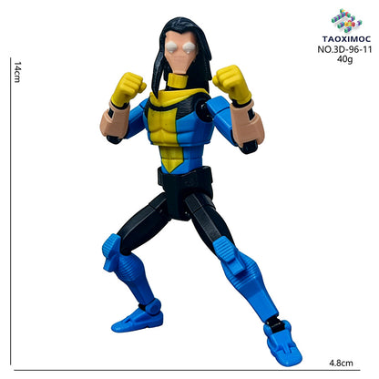 Buildable figurine model