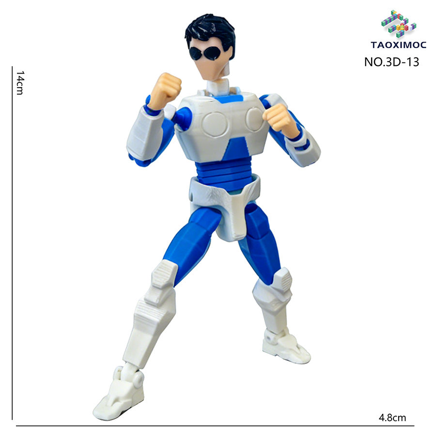 Buildable figurine model