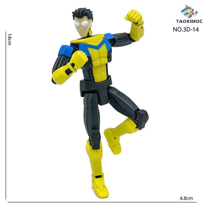 Buildable figurine model