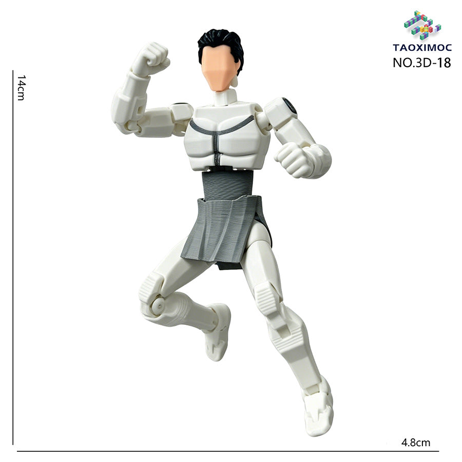 Buildable figurine model