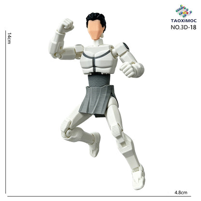Buildable figurine model