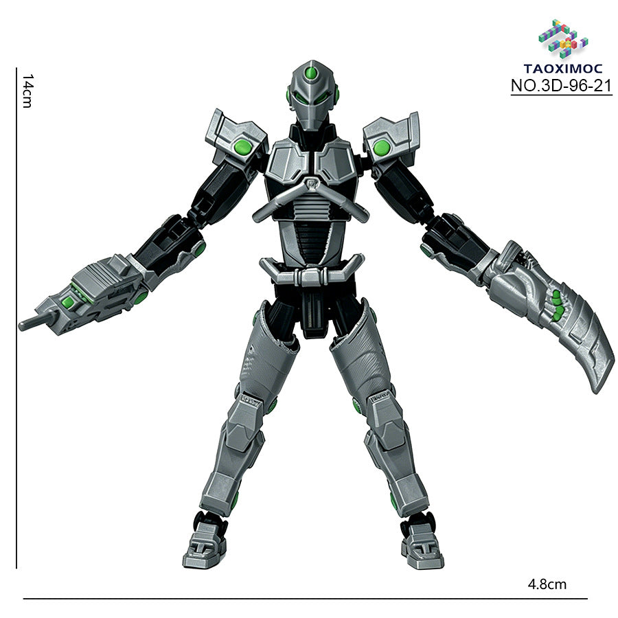 Buildable figurine model