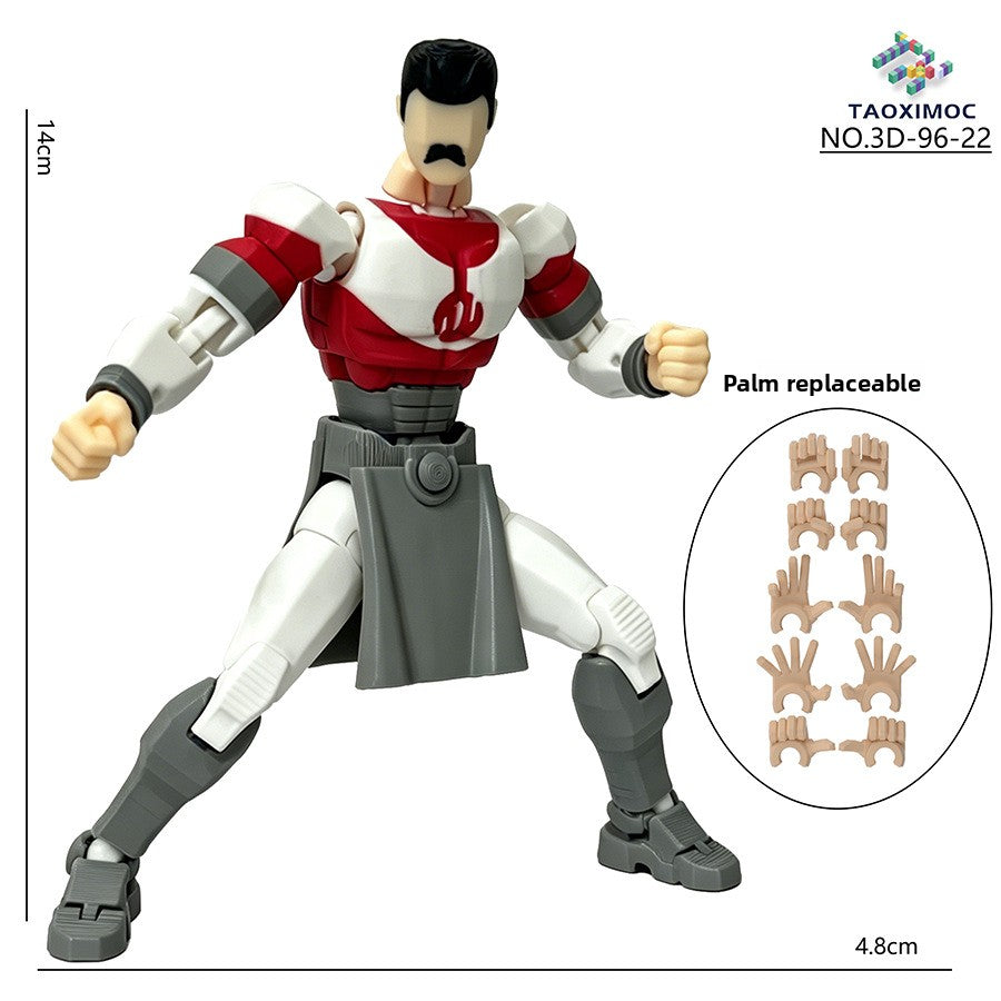 Buildable figurine model