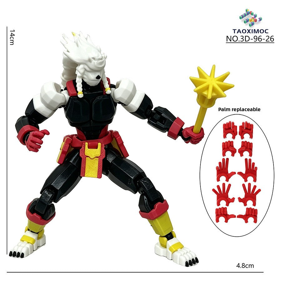 Buildable figurine model