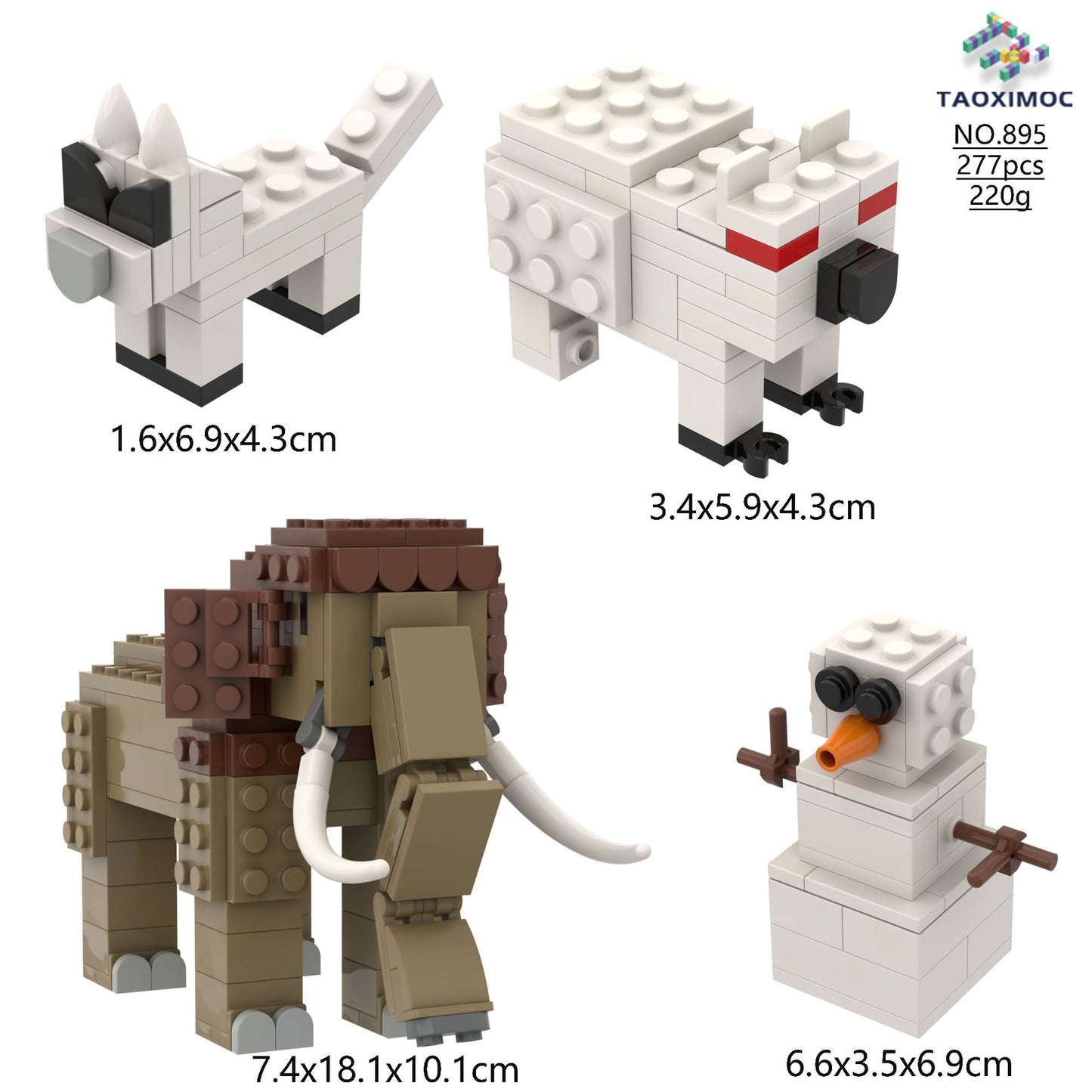 Building block figurines