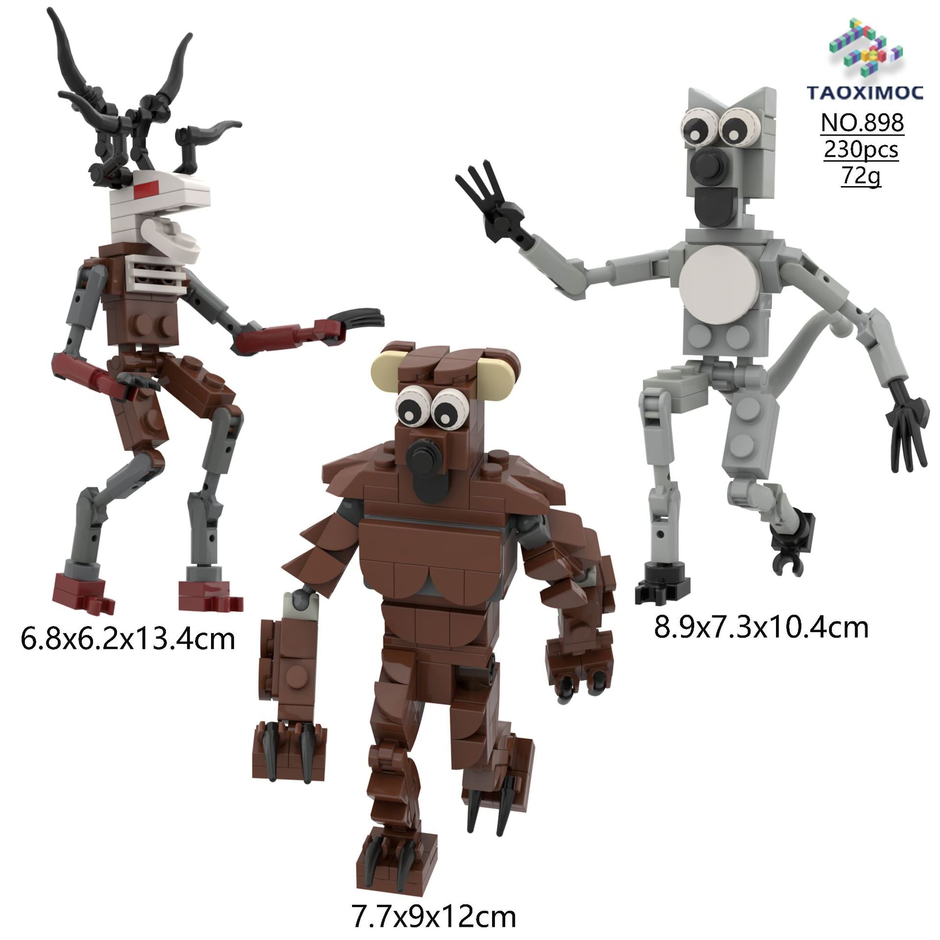 Building block figurines