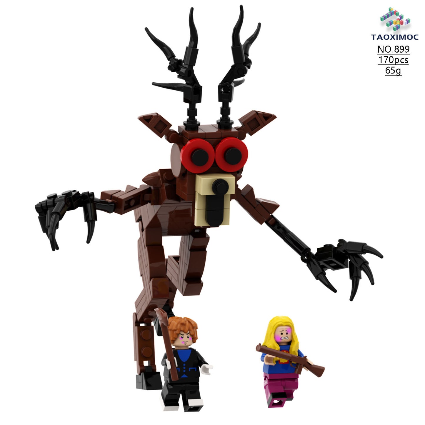 Building block figurines
