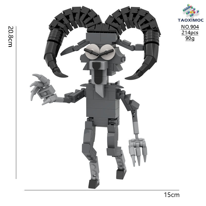 Building block figurines