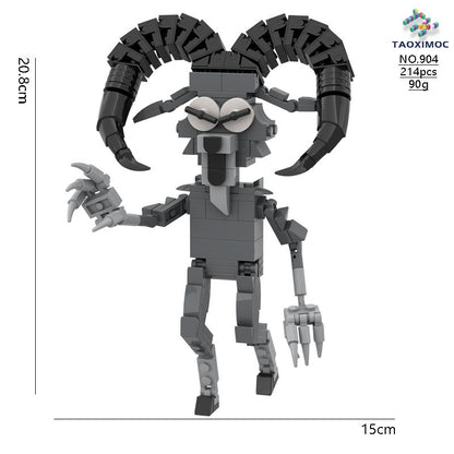 Building block figurines