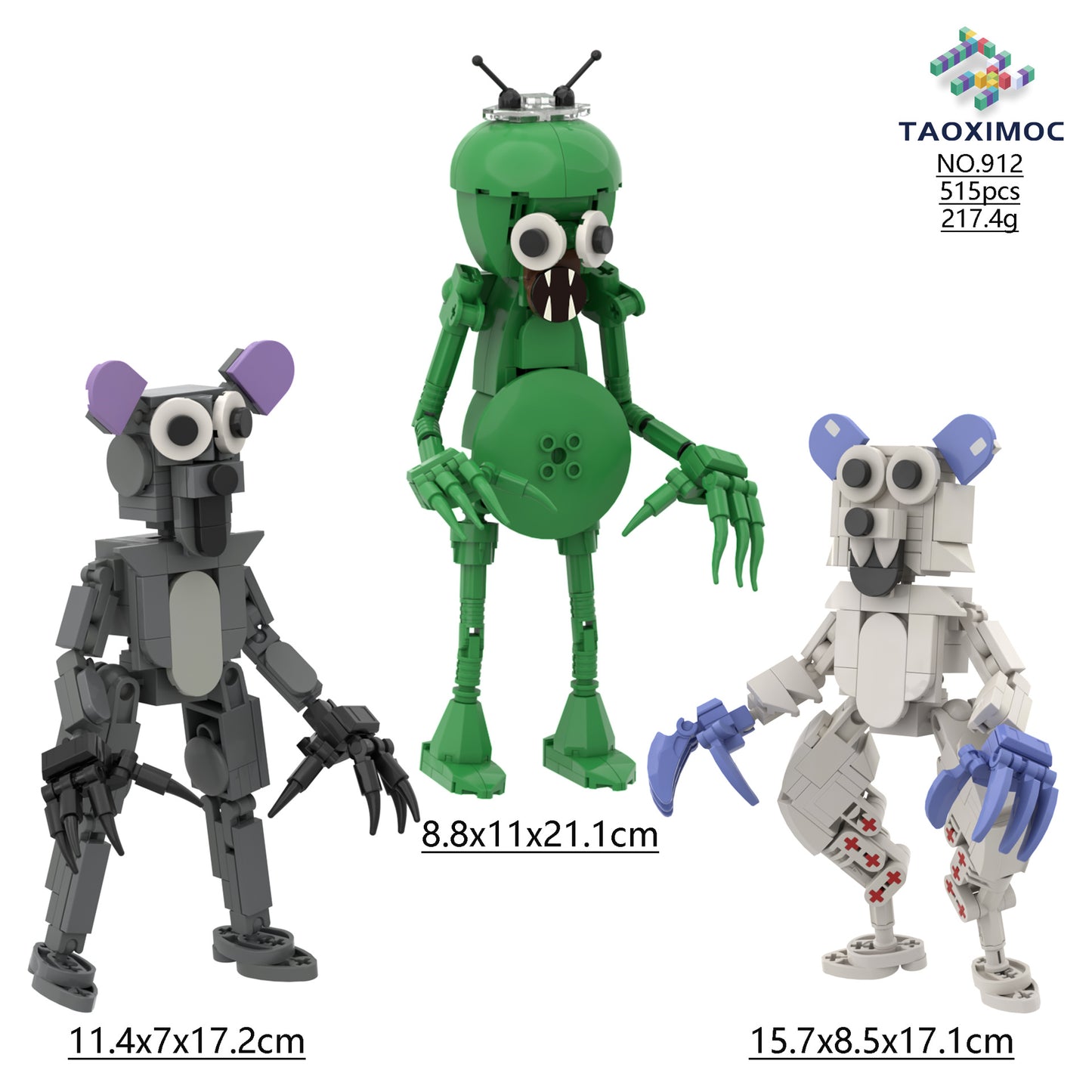 Building block figurines