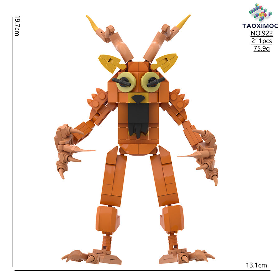 Building block figurines