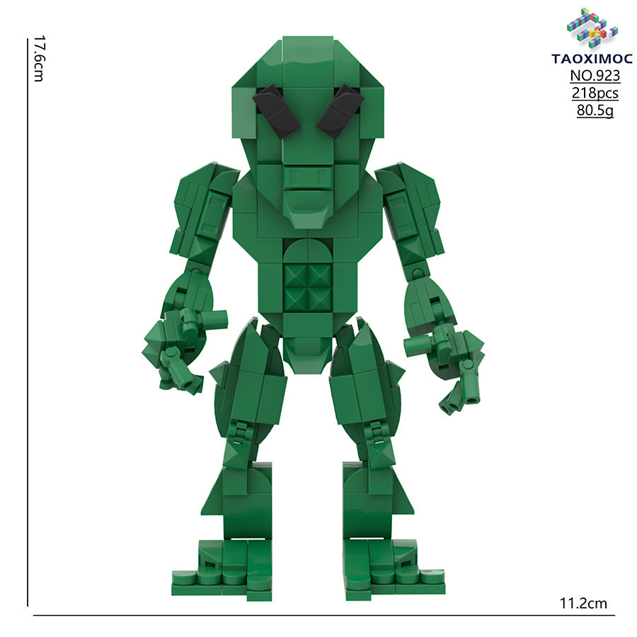 Building block figurines