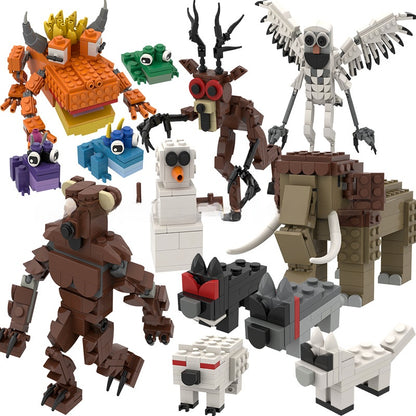 Building block figurines