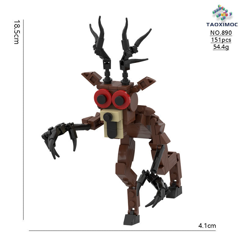 Building block figurines